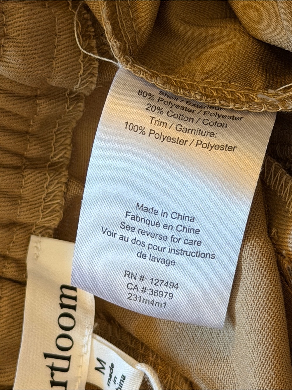 Heartloom Sana Tan Cargo Pants - Picture 7 of 10